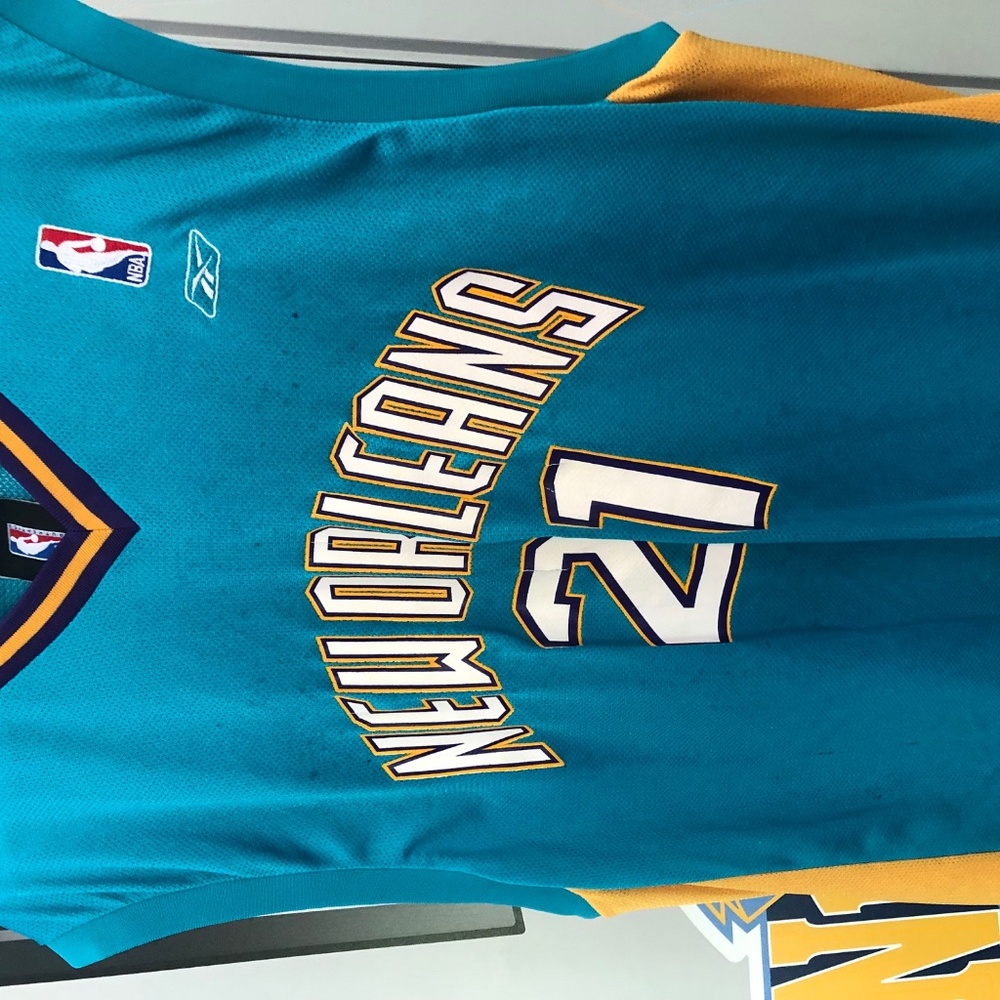 Reebok New Orleans Hornets Jamal Magloire Jersey